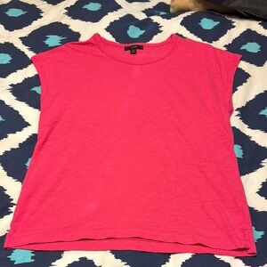 J. Crew Hot Pink Short Sleeve Crewneck Tee